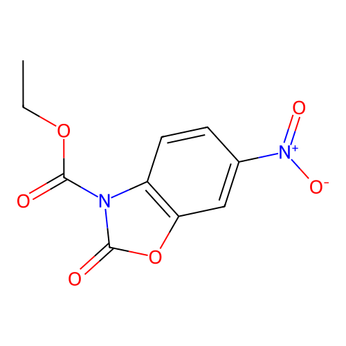 ethyl 6-nitro-2-oxo-1,3-benzoxazole-3(2H)-carboxylate structure