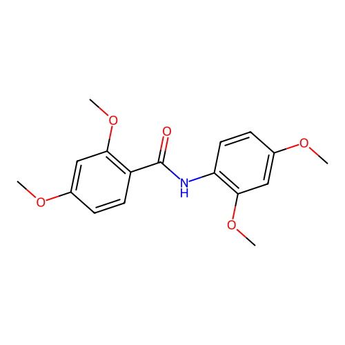 N-(2,4-dimethoxyphenyl)-2,4-dimethoxybenzamide structure