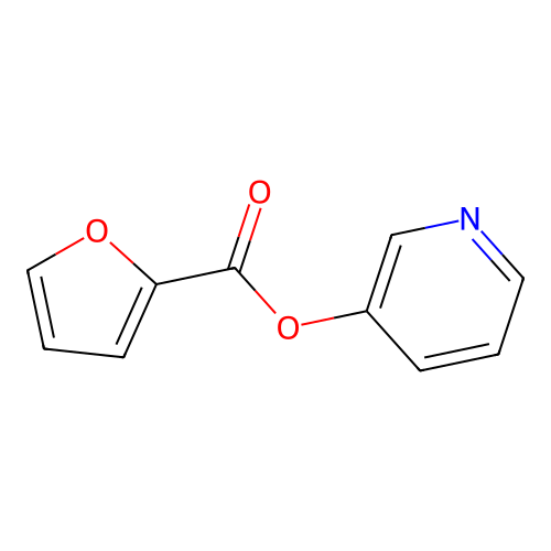 Pyridin-3-yl furan-2-carboxylate structure