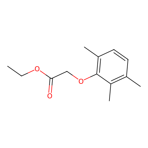 Ethyl (2,3,6-trimethylphenoxy)acetate structure
