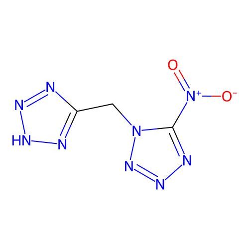 5-nitro-1-(2H-tetrazol-5-ylmethyl)tetrazole structure
