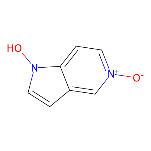1H-pyrrolo[3,2-c]pyridin-1-ol 5-oxide structure