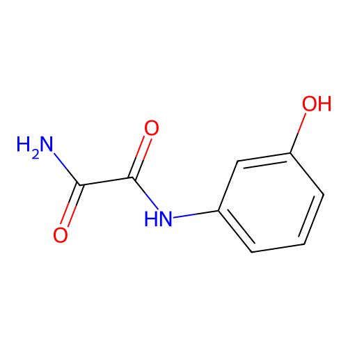 N-(3-hydroxyphenyl)ethanediamide structure