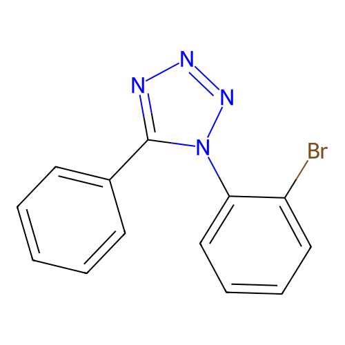 1-(2-bromophenyl)-5-phenyl-1H-tetrazole structure