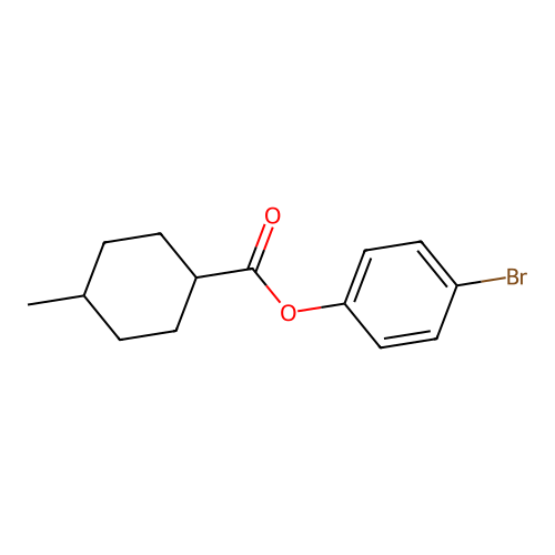 4-Bromophenyl 4-methylcyclohexanecarboxylate structure