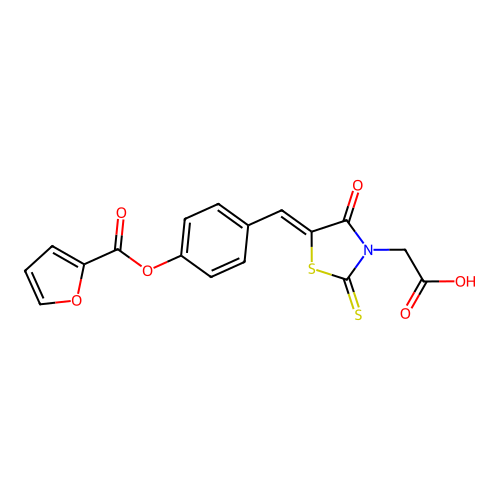 CAS 313649-05-7 - C17H11NO6S2 structure