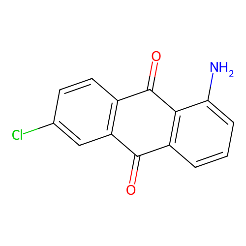 1-Amino-6-chloroanthraquinone structure