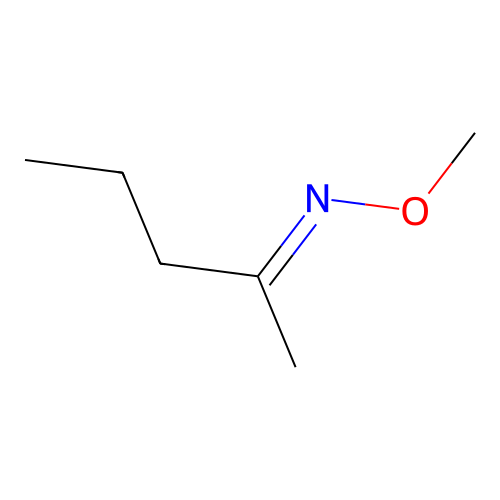 2-Pentanone, O-methyloxime structure