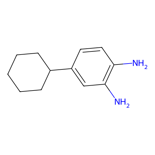 4-Cyclohexylbenzene-1,2-diamine structure