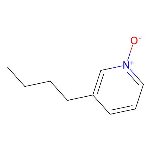 3-Butyl-1-oxidopyridin-1-ium structure