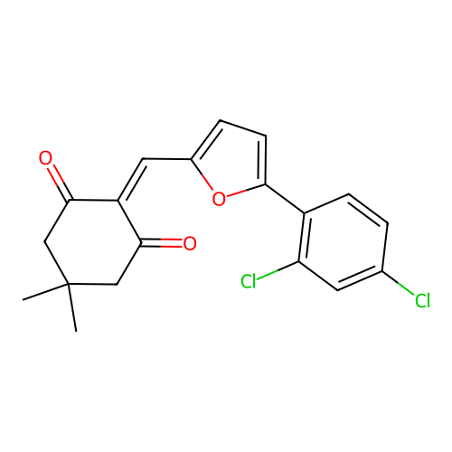 C19H16Cl2O3 structure