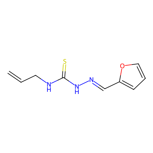 1-(Furan-2-ylmethylideneamino)-3-prop-2-enylthiourea structure