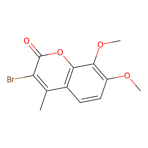 3-Bromo-7,8-dimethoxy-4-methylchromen-2-one structure