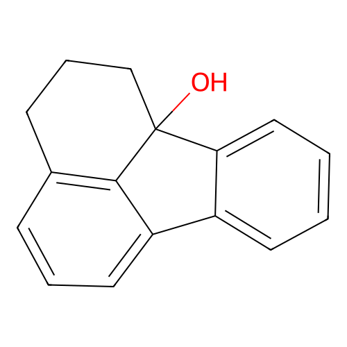 5,6-Dihydrofluoranthen-6a(4H)-ol structure