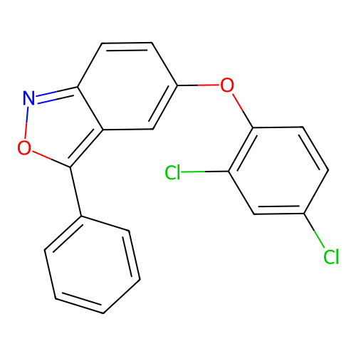5-(2,4-Dichlorophenoxy)-3-phenyl-2,1-benzoxazole structure