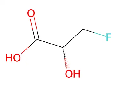 3-Fluoro-2-hydroxypropanoic acid structure