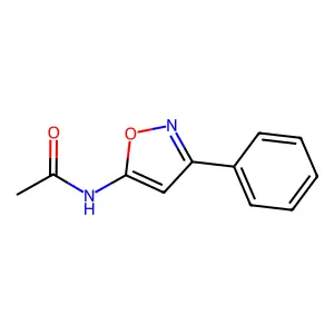 Acetamide, N-(3-phenyl-5-isoxazolyl)- structure