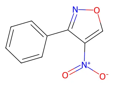 4-Nitro-3-phenyl-1,2-oxazole structure