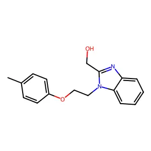 (1-[2-(4-Methylphenoxy)ethyl]-1H-benzimidazol-2-yl)methanol structure