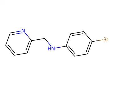 4-bromo-N-((pyridin-2-yl)methyl)aniline structure