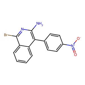 1-溴-4-(4-硝基苯基)异喹啉-3-胺 structure