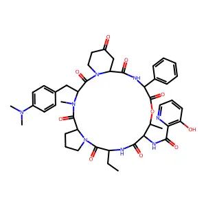 Vernamycin BA structure