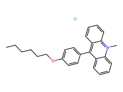 氯化苯吖啶烷 structure
