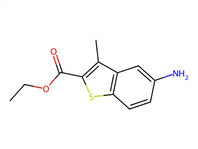 Ethyl 5-Amino-3-methylbenzo[b]thiophene-2-carboxylate structure