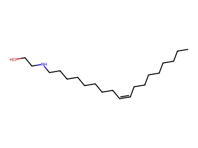2-(9-Octadecenylamino)-1-ethanol structure