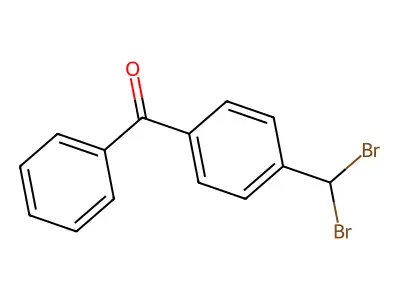 [4-(Dibromomethyl)phenyl]phenylmethanone structure