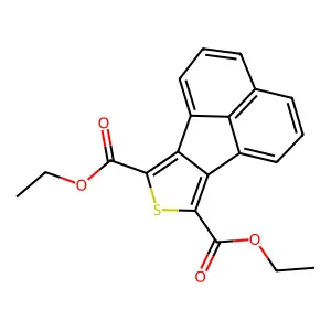 Diethyl acenaphtho(1,2-c)thiophene-7,9-dicarboxylate structure