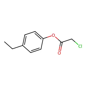 4-Ethylphenyl chloroacetate structure