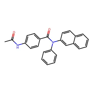 4-acetamido-N-naphthalen-2-yl-N-phenylbenzamide structure