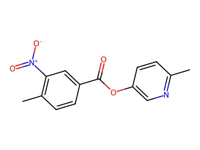 6-Methylpyridin-3-yl 4-methyl-3-nitrobenzoate structure