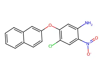 4-Chloro-5-(naphthalen-2-yloxy)-2-nitroaniline structure