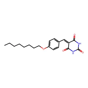 5-[(4-Octoxyphenyl)methylidene]-1,3-diazinane-2,4,6-trione structure