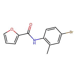 N-(4-bromo-2-methylphenyl)furan-2-carboxamide structure