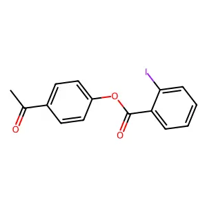 4-Acetylphenyl 2-iodobenzoate structure