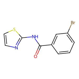 3-Bromo-N-(1,3-thiazol-2-yl)benzamide structure