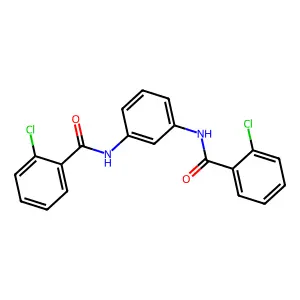 2-Chloro-N-(3-((2-chlorobenzoyl)amino)phenyl)benzamide structure