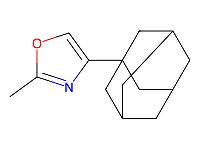 4-(1-Adamantyl)-2-methyl-1,3-oxazole structure