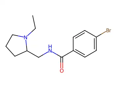 4-Bromo-N-((1-ethylpyrrolidin-2-yl)methyl)benzamide structure