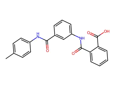 2-[[3-[(4-methylphenyl)carbamoyl]phenyl]carbamoyl]benzoic Acid structure