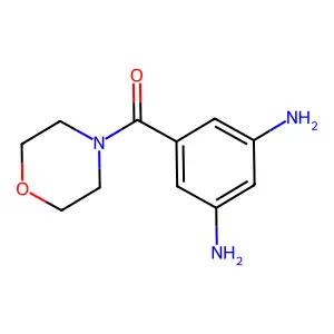 (3,5-Diaminophenyl)(morpholino)methanone structure