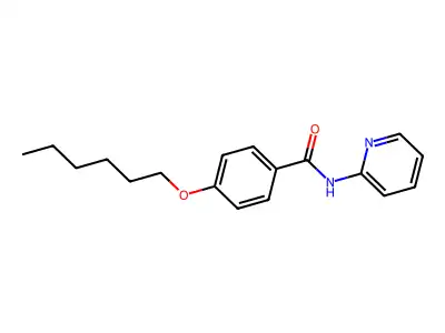 4-(hexyloxy)-N-(pyridin-2-yl)benzamide structure