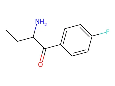 2-Amino-1-(4-fluorophenyl)-1-butanone structure