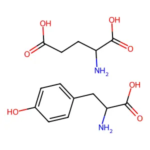 L-谷氨酸-L-酪氨酸共聚物 structure