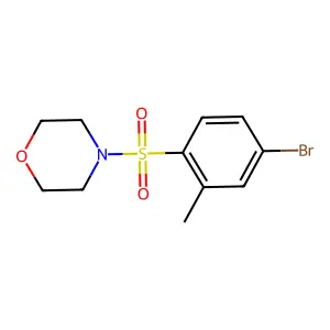 4-((4-Bromo-2-methylphenyl)sulfonyl)morpholine structure