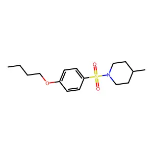 1-(4-Butoxyphenyl)sulfonyl-4-methylpiperidine structure