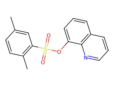 Quinolin-8-yl 2,5-dimethylbenzenesulfonate structure